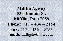Mifflin Agway Information